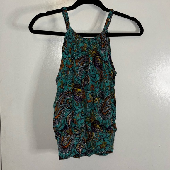 Forever 21 Tops - Twentyone Green Blue Halter Tank Top